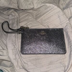 sparkly coach wristlet